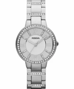 Fossil Virginia Women's Silver Analogue Watch ES3282