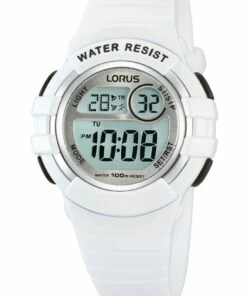Lorus R2383HX 9 White Digital Sports Watch