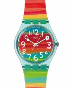 Swatch Color The Sky Multicoloured Quartz Watch