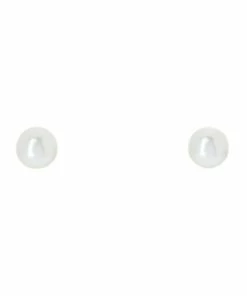 Gregory Ladner Pearl Silver Stud Earrings