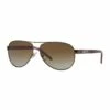 Ralph Lauren Polarised Burgundy Pilot Sunglasses RA4004 348564