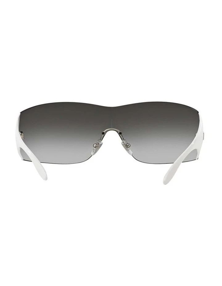 Versace Silver Shield Sunglasses VE2054 271205 7 Versace Silver Shield Sunglasses VE2054 271205 - Image 7