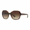 Vogue Striped Dark Havana Square Sunglasses VO2871S 359742