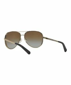 Michael Kors Polarised Gold Aviator Sunglasses MK5004 370112 -RAY-BAN Online Store 291707470 6 720x928