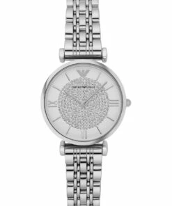 Emporio Armani Gianni T Bar Silver/Steel Watch AR1925