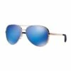 Michael Kors Gold/Blue Aviator Sunglasses MK5004 378514