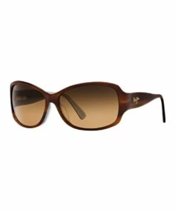 Maui Jim Polarised Tortoise Rectangle Sunglasses MJ000394 358956