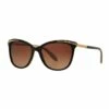 Ralph Lauren Polarised Black/Creme Butterfly Sunglasses RA5203 386332
