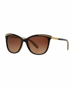 Ralph Lauren Polarised Black/Creme Butterfly Sunglasses RA5203 386332