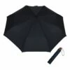 Shelta Mini Maxi Black Wooden Handle Folding Umbrella