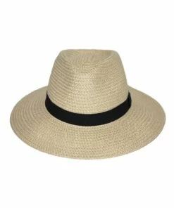 Rigon Braided Beige Fedora Hat RL80