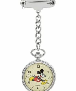 Disney Mickey 30mm Silver Nurses Watch