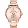 Michael Kors Portia Rose Gold Stainless Steel Quartz Watch MK3640