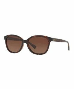 Ralph Lauren Polarised Tortoise Square Sunglasses RA5222 404379