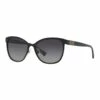 Ralph Lauren Polarised Black Cat Eye Sunglasses RA4118 404378