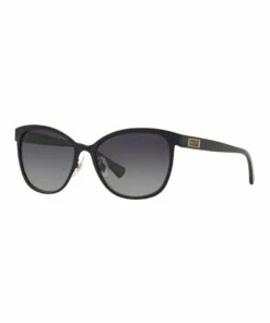 Ralph Lauren Polarised Black Cat Eye Sunglasses RA4118 404378