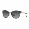 Versace Polarised Black Round Sunglasses VE2168 391934
