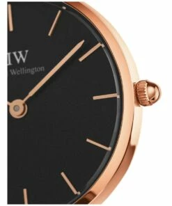 Daniel Wellington Petite Melrose 32mm Black/Rose Gold Stainless Steel Quartz Watch -RAY-BAN Online Store 518623300 3 2 720x928