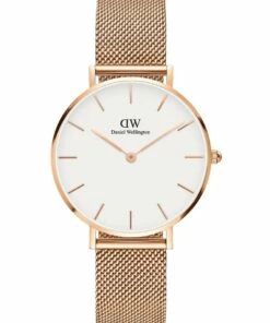Daniel Wellington Petite Melrose 32mm White/Rose Gold Stainless Steel Quartz Watch