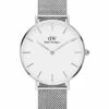 Daniel Wellington Petite Sterling 32mm White/Silver Stainless Steel Quartz Watch