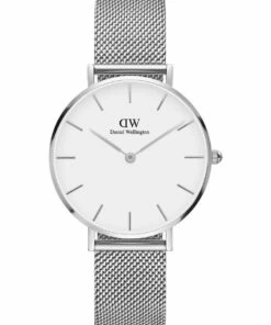 Daniel Wellington Petite Sterling 32mm White/Silver Stainless Steel Quartz Watch