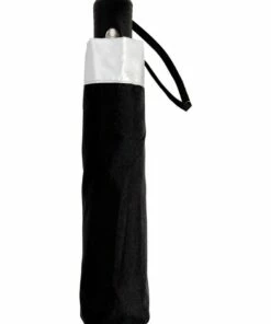 Shelta Canopy Auto Open Mini Black Folding Umbrella UPF50