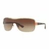Sunglass Hut Collection Brown Shield Sunglasses HU1003 409040