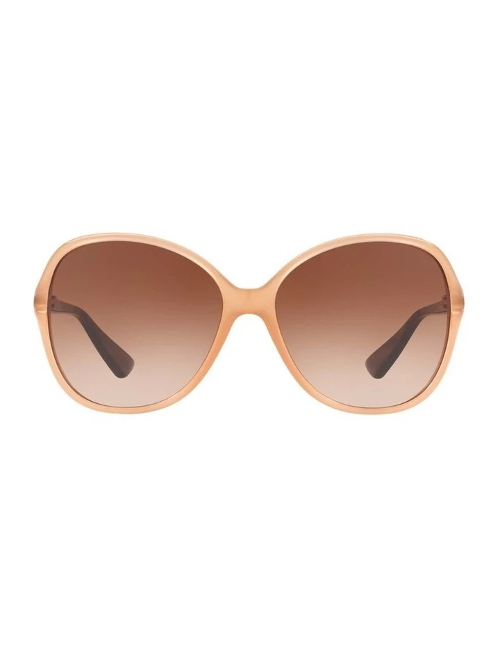 Sunglass Hut Collection Beige Oval Sunglasses HU2001 409072 2 Sunglass Hut Collection Beige Oval Sunglasses HU2001 409072 - Image 2