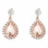Gregory Ladner Silk Teardrop Rose Gold/Silk Earrings