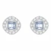 Swarovski Angelic Square Aquamarine Stud Earrings
