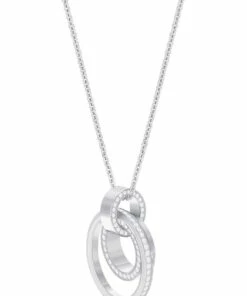 Swarovski Hollow Pendant Silver Necklace 5 Swarovski Hollow Pendant Silver Necklace -RAY-BAN Online Store 535610350 3 720x928