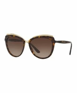 Dolce & Gabbana Tortoise Cat Eye Sunglasses DG4304F 402017