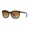 Giorgio Armani Polarised Tortoise Square Sunglasses EA4060F 387580
