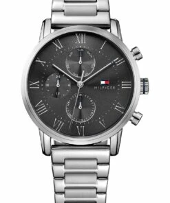 Tommy Hilfiger Kane Grey Stainless Steel Watch 1791397