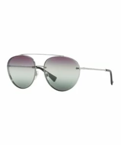 Valentino Gunmetal Aviator Sunglasses VA2009 408404