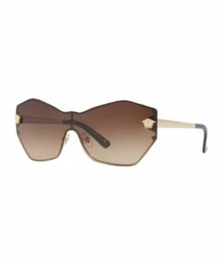 Versace Gold Geometric Sunglasses VE2182 409463
