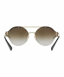 Versace Gold Rimless Round Sunglasses VE2184 410652 13 Versace Gold Rimless Round Sunglasses VE2184 410652 -RAY-BAN Online Store 574494760 7 720x928