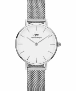 Daniel Wellington Petite Sterling 28mm Silver/White Stainless Steel Quartz Watch