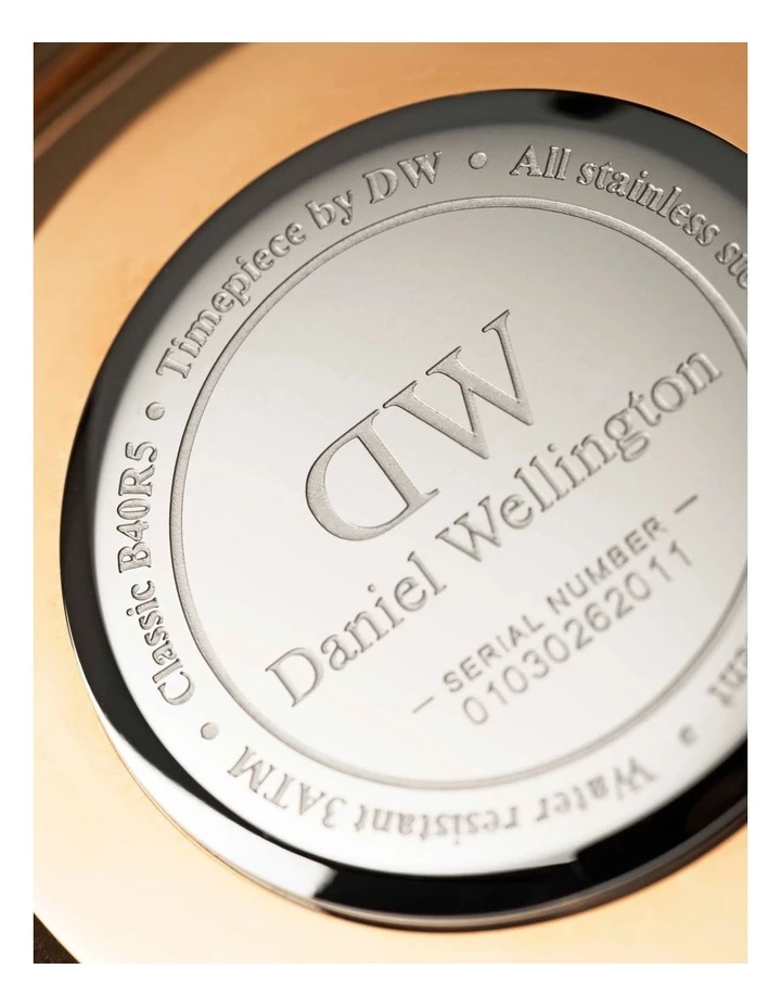 Daniel Wellington Petite St Mawes 28mm Rose Gold Leather Watch 5 Daniel Wellington Petite St Mawes 28mm Rose Gold Leather Watch - Image 5