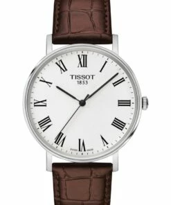 Tissot Everytime Medium Silver Leather Quartz Watch T109.410.16.033.00