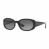 Sunglass Hut Collection Polarised Black Rectangle Sunglasses HU2010 413005