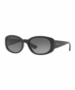 Sunglass Hut Collection Polarised Black Rectangle Sunglasses HU2010 413005