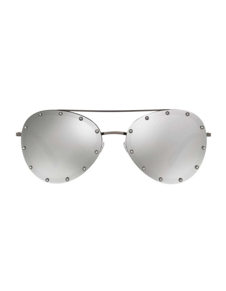 Valentino Gunmetal Aviator Sunglasses VA2013 412611 2 Valentino Gunmetal Aviator Sunglasses VA2013 412611 - Image 2