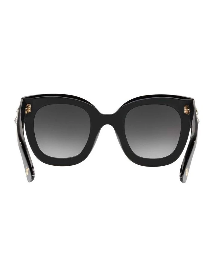 GUCCI Black Cat Eye Sunglasses GG0208S 423428 7 GUCCI Black Cat Eye Sunglasses GG0208S 423428 - Image 7
