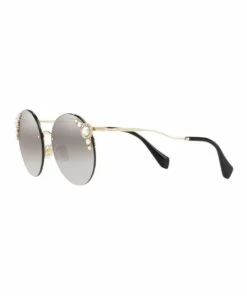 Miu Miu Gold Rimless Round Sunglasses MU 52TS 434378 9 Miu Miu Gold Rimless Round Sunglasses MU 52TS 434378 -RAY-BAN Online Store 594995140 3 720x928