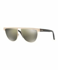 Tom Ford Gold Square Sunglasses FT0570 423444