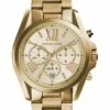 Michael Kors Bradshaw Gold Stainless Steel Chronograph Watch MK5605