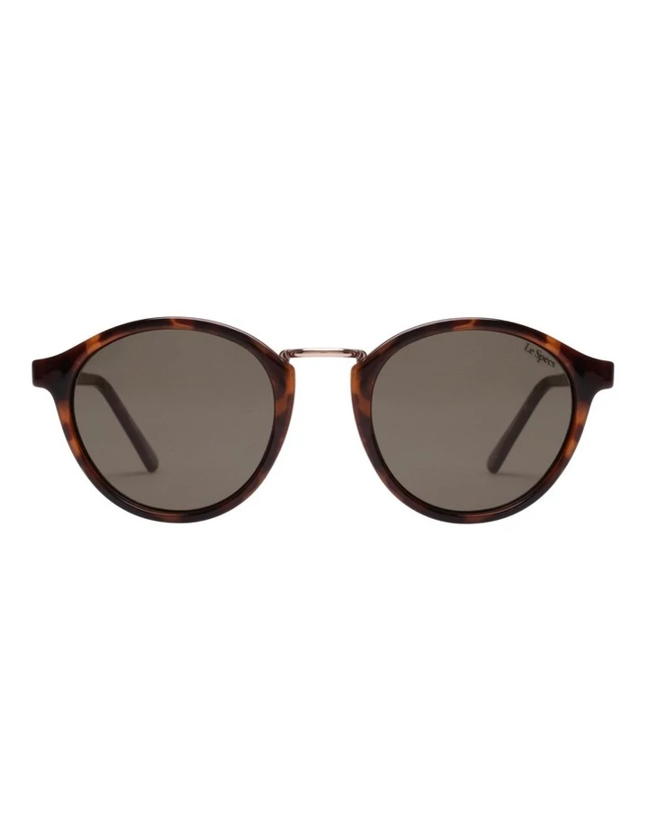 Le Specs Paradox Tortoise Round Sunglasses 1 Le Specs Paradox Tortoise Round Sunglasses