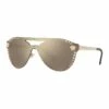 Versace Gold Rimless Cat Eye Sunglasses VE2161B 434432