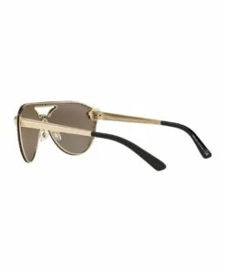 Versace Gold Rimless Cat Eye Sunglasses VE2161B 434432 -RAY-BAN Online Store 609962410 5 720x928